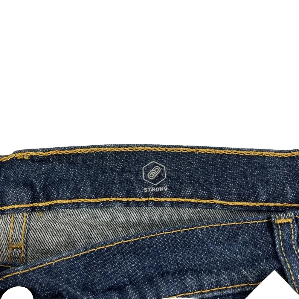 New Mens Levi's Western Fit Size 54x32 B&T Strong Denim Jeans Distressed NWT